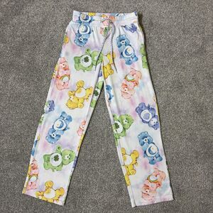 Care Bears Pajama Pants Womens XS Pastel Multicolor Lounge Sleep Drawstring
